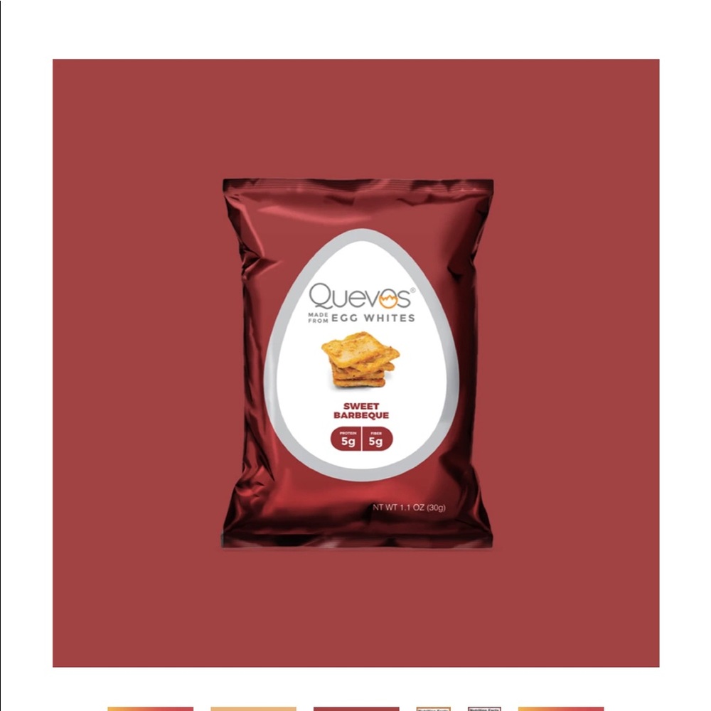 Quevos bbq egg white chips